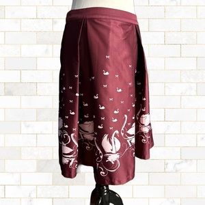 Enchanting Purple Swan Skirt